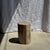 Small Side Table in Petrified Wood, 1980s For Sale - Image 11 of 18