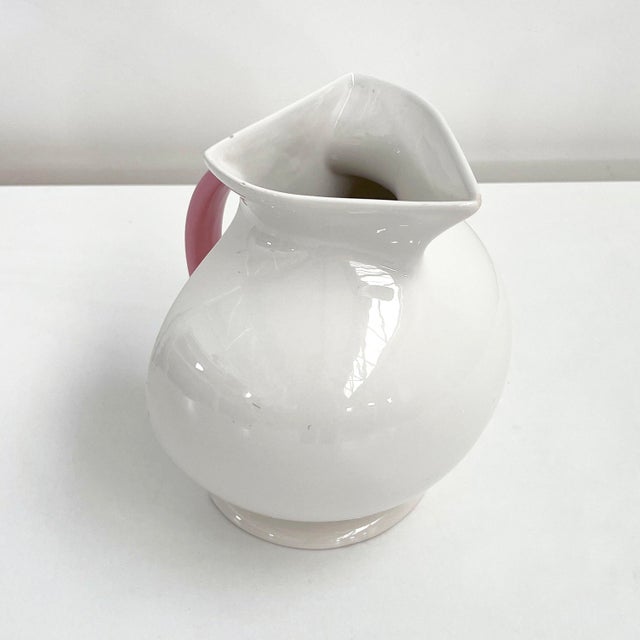 Pink Hollywood Series Water Jug by Marco Zanini for Bitossi, 1980s For Sale - Image 10 of 11
