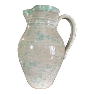 1990s Pitcher Teaque’s Frogtown Pottery of North Carolina, Signed For Sale