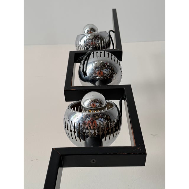 Original Eyeball Floor Lamp by Angelo Lelii for Arredoluce, 1960s Marble Base For Sale In Tampa - Image 6 of 17