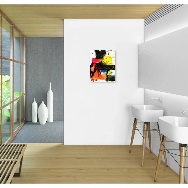 "City Life (Circa 2017)" Contemporary Original Acrylic Painting by Dez Gaskin For Sale - Image 10 of 10