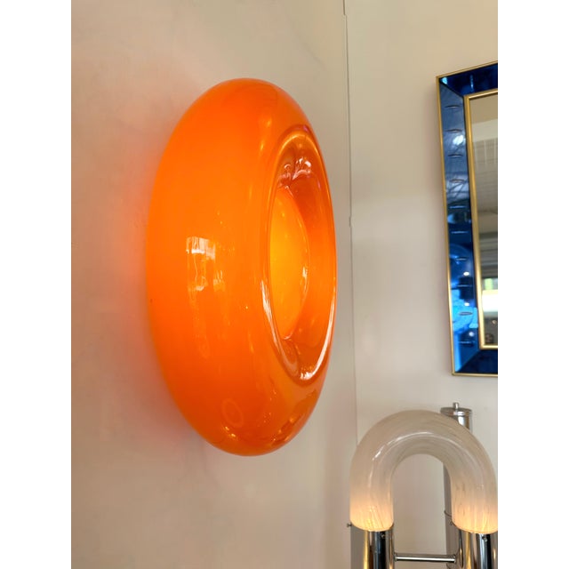 Mid-Century Modern Contemporary Pair of Murano Glass Candy Sconces. Italy, 2010s For Sale - Image 3 of 15