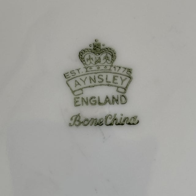 Vintage English Bone China Decorative Dessert Plate For Sale - Image 13 of 14