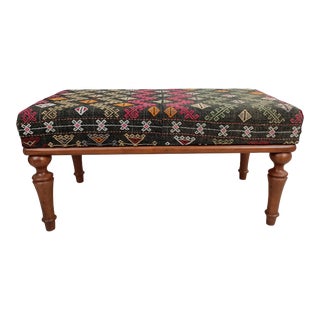 Kilim Rug Ottoman Bench For Sale