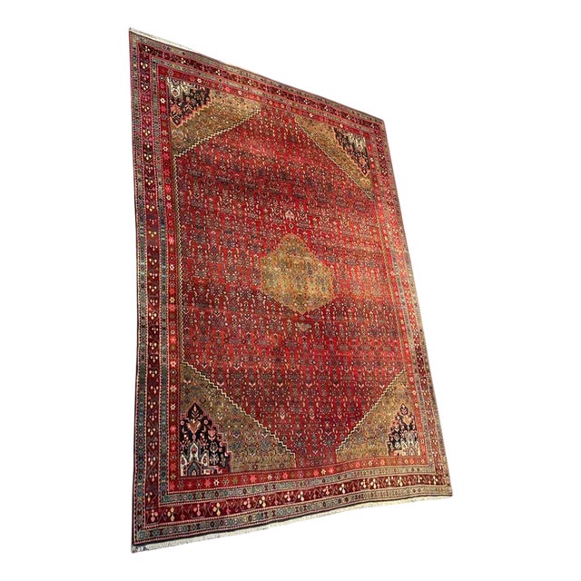 Large Hand-Knotted Oriental Rug For Sale