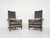 About this item Impressive lounge chairs with wooden frame and new taupe velvet upholstery Umberto Asnago This piece has...
