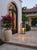 Vintage Modern Polished Gunmetal & Glass Floor Lantern With Tan Leather Handle For Sale - Image 12 of 12