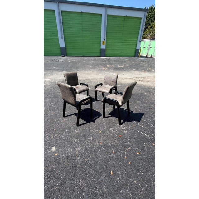 Modern Set 4 Guido Faleschini Dilos Dining Chairs I4 Mariani Pace Collection For Sale - Image 3 of 5