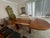 Cinnamon 1990s Skovby Danish Modern Teak Dining Table and Chairs, 5 Pieces For Sale - Image 8 of 18