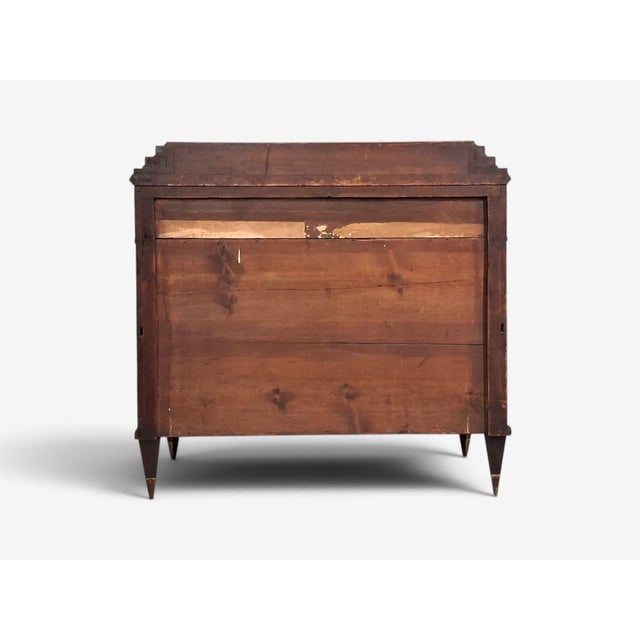 Russian Neoclassical, Commode, Crotch Mahogany, Bronze, Baltic States, 1860s For Sale - Image 16 of 16
