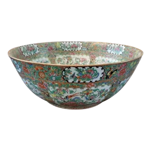 Antique Chinese Porcelain 200 Years Old Palace Bowl