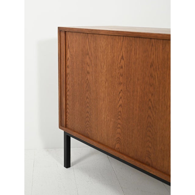 Vintage Scandinavian Sideboard with Roller Door, 1960s For Sale - Image 9 of 13