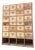 26-Drawer Card Catalog Cabinet in Wood, 1950s For Sale