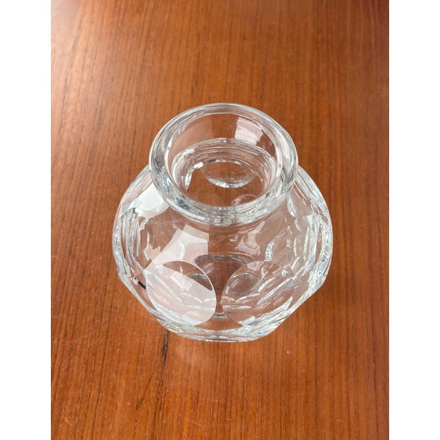 1960s Mid-Century Modern German Vase in Lead Crystal Glass, 1960s For Sale - Image 5 of 12