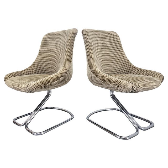 Vintage Chairs by Boris Tabacoff, France, 1970s, Set of 2 For Sale - Image 11 of 11