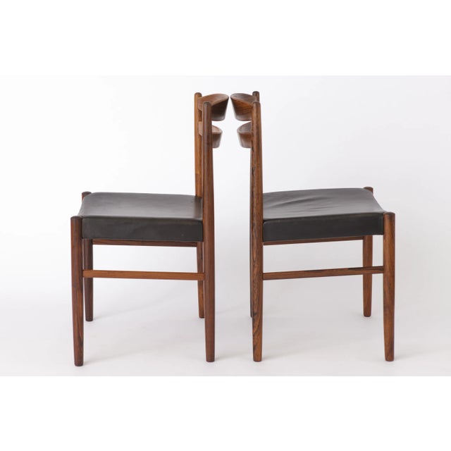 Set of Vintage Dining Chairs by Albert Johansson & Söner, Hyssna, Sweden, 1960s For Sale - Image 3 of 10