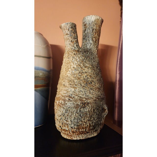 1960s Brutalist Sculptural Vase For Sale In New York - Image 6 of 6