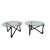 20th Century Coffee Tables in Wood and Glass, Set of 2 For Sale - Image 12 of 13