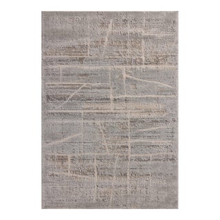 Amber Lewis x Loloi Monty Natural / Mist 9'-2" x 13' Area Rug For Sale