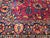 Persian Vintage Manchester Kashan Gallery Rug, Hand-Knotted Wool, Geometric Pattern, 6x12, Crimson Red & Blue For Sale - Image 3 of 18