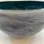 1970s Green Blue and White Multi- Swirl Blown Art Glass Bowl For Sale - Image 5 of 9