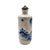Vintage Chinese Blue & White Porcelain Snuff Bottle With Stopper Spoon (3.375") For Sale In San Francisco - Image 6 of 14