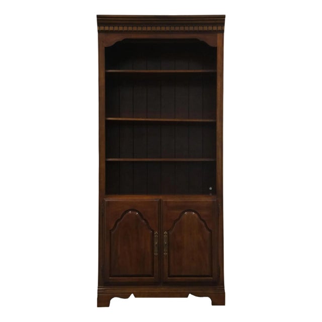 Hooker Furniture Solid Cherry Traditional Style 34" Bookcase / Wall Unit 76-582 For Sale