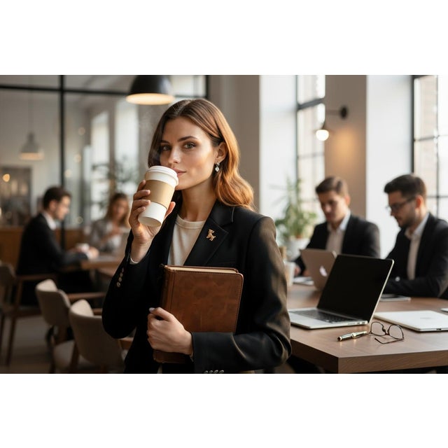 1980s 14k Yellow Plum Gold Terrier Brooch With Ruby Eyes For Sale - Image 4 of 11