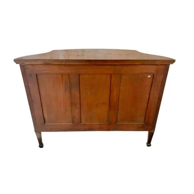 Brown 19th Century George III Harewood and Marquetry Cabinet For Sale - Image 8 of 15