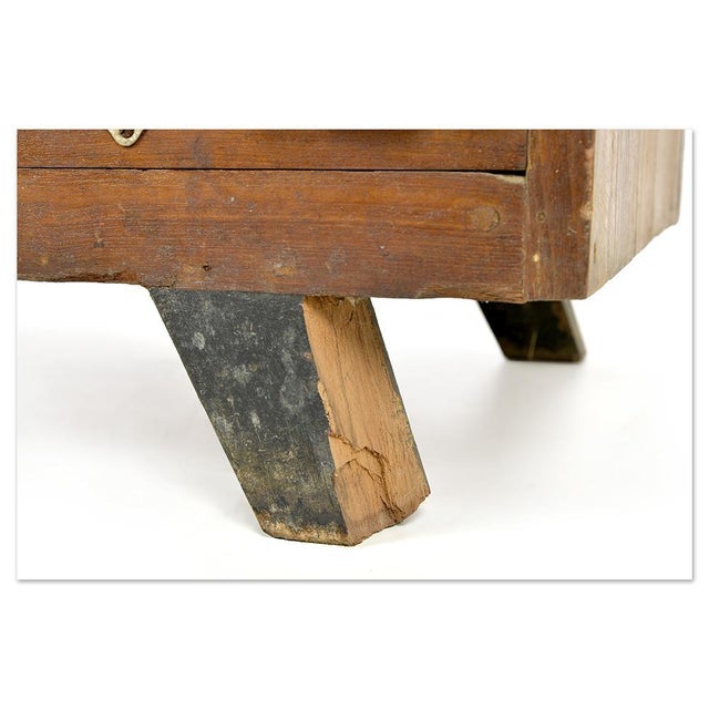 Brown Wood Workshop Cabinet with 60 Drawers For Sale - Image 8 of 10