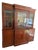 Antique English Mahogany Three Door Mahogany Breakfront Bookcase Circa 1850 For Sale
