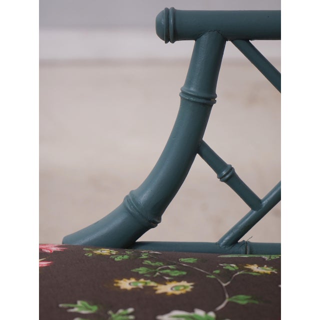 Beacon Hill Bamboo Form Chair & Ottoman For Sale - Image 13 of 18
