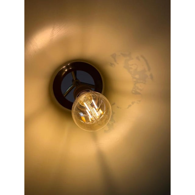 Brown and Orange Single Pendant Lamp by Jo Hammerborg for Fog & Mørup For Sale - Image 10 of 11