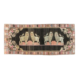 Galerie Shabab Collection Mid-20th Century Handmade Caucasian Pictorial Karabagh Gallery Rug For Sale