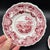 A Rare Pair of Antique Red Transferware Plates, “New York, Us”, Circa 1830’s For Sale - Image 4 of 12