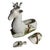 Hollywood Regency Vintage 1980 Arden Versailles Porcelain Deer For Sale - Image 3 of 8