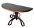Victorian Late Victorian Bent Wood Scrolling Console Table W/ Marble Top by Thonet For Sale - Image 3 of 11