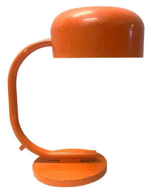 Vintage Space Age Orange Kaiser Table Lamp from Kaiser Idell / Kaiser Leuchten, Germany, 1960s