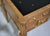 Wood 1970s Louis Style Black Leather Top Writing Desk or Vanity For Sale - Image 7 of 14
