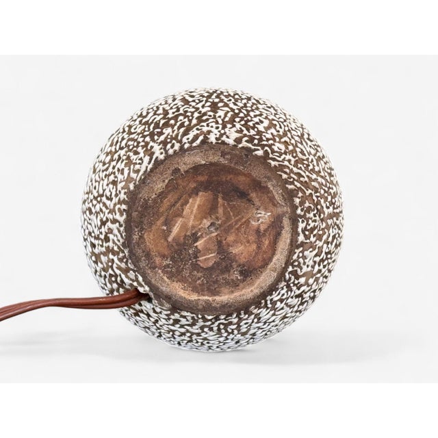 Brown Jean Besnard, French Art Deco, Ceramic, Table Lamp, France, 1960s For Sale - Image 8 of 10