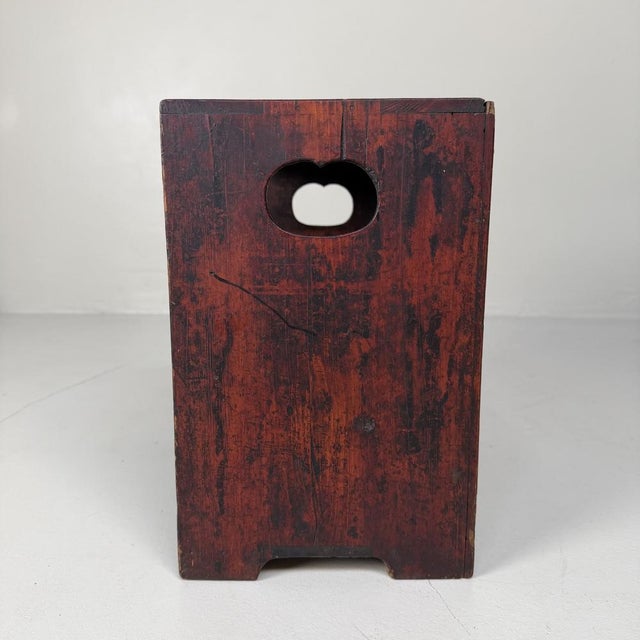 This early 20th-century Japanese table cabinet has the quiet presence that only genuinely aged wood can offer. Dimensions:...