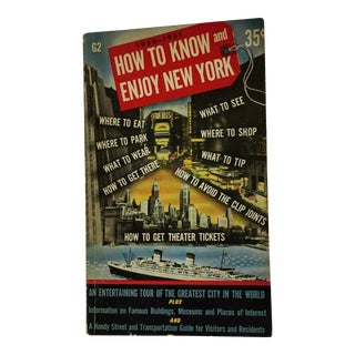 How to Know and Enjoy New York 1950 Softcover For Sale