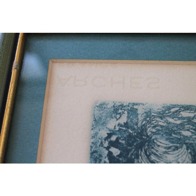 Blue Mary Vickers "Repose" Signed and Numbered Nude Lithograph For Sale - Image 8 of 9