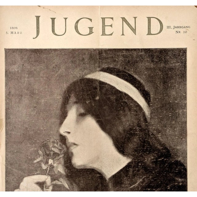 Jugend Magazine 1898 Eugene Spiro Cover Print For Sale - Image 4 of 4