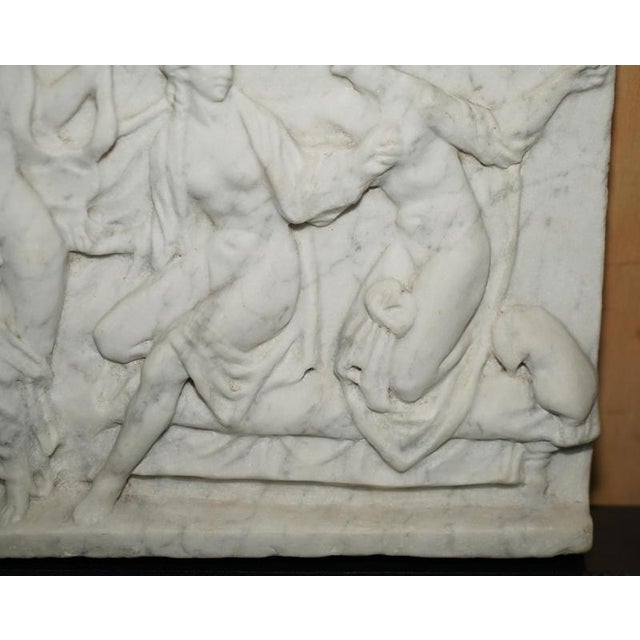 Antique Roman Style Marble with the Courtesans after Alcibiades For Sale - Image 5 of 11
