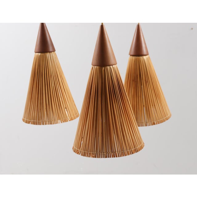 Contemporary Large Ceiling Lamp by Ib Fabiansen for Fog & Mørup, Denmark, 1960s For Sale - Image 3 of 15