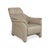 Himolla Cumuly 4215 Leather Armchair Beige Cream with Manual Reclining Function For Sale - Image 4 of 18