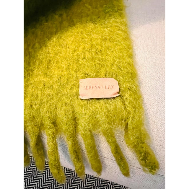 Contemporary Serena & Lily Albion Mohair Throw, Made in Spain For Sale - Image 3 of 4