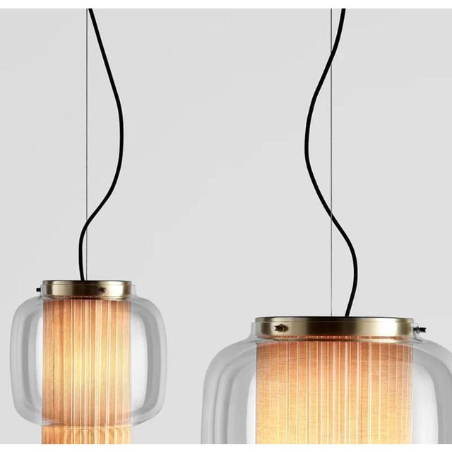 Contemporary Manila T Pe Suspension Lamps by Sebastian Herkner for Parachilna, Set of 2 For Sale - Image 3 of 18