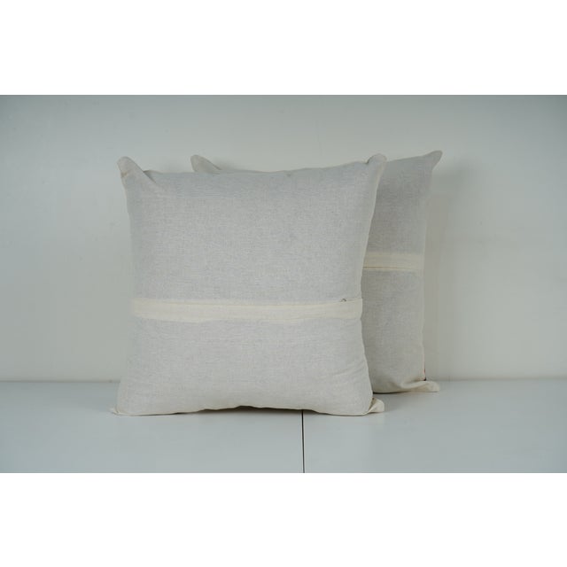 1960s Embroidered Tortoise Pillow Cover - Set of Two For Sale - Image 5 of 6